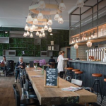 Pose de parquet au Caf&eacute; B&acirc;le &agrave; Strasbourg Bischheim 2